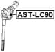 AST-LC90 Febest Рулевой вал