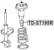 TD-ST195R Febest Отбойник амортизатора