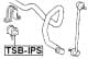 TSB-IPS Febest Втулка стабилизатора для Toyota Avensis Verso