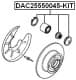 DAC25550045-KIT Febest Подшипник ступицы колеса