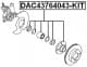 DAC43764043-KIT Febest Подшипник ступицы колеса