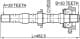 0212-Z50RH Febest Полуось для Nissan Murano