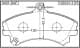 0401DAF Febest Гальмівні колодки
