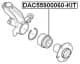 DAC55900060-KIT Febest Подшипник ступицы колеса