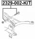 2329002KIT Febest Развальный болт