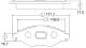 gk0858 CTR Гальмівні колодки для Peugeot 206