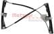 2160338 Metzger Стеклоподъемник для Seat Ibiza