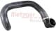 2421609 Metzger Патрубок радиатора системы охлаждения двигателя для Opel Adam