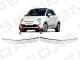 pft04049mal Signeda Облицовка бампера для Fiat 500