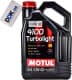 Motul 4100 Turbolight 10W-40 (4 л) моторное масло