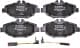 0 986 494 285 Bosch Гальмівні колодки для Mercedes E-Class