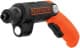 Електровикрутка BLACK+DECKER BDCSFL20C (ЗП + бити)