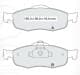 D916E Intelli Тормозные колодки для Ford Sierra