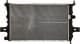 58177 NRF Радиатор охлаждения двигателя