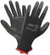Рукавички робочі JBM хб з нітриловим покриттям чорні