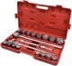 Набор торцевых головок и комплектующих Intertool HT-2221 3/4" (21 пр.)