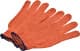 Перчатки рабочие Doloni Fora трикотажные с покрытием ПВХ оранжевые