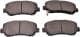N3603073 Nipparts Гальмівні колодки для Mazda CX-5