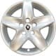Ковпак на колесо Renault / Dacia Renault Megane III колір сріблястий R16