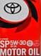 Toyota SP/GF-6A 5W-30 (4 л) моторное масло