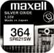 Батарейка Maxell SR621SW LR60 1,55 V 1 шт