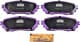 PN25002 NiBK Гальмівні колодки для Mazda 6
