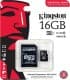 Карта пам’яті Kingston Industrial microSDHC 16 ГБ з SD-адаптером