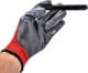Перчатки рабочие Intertool трикотажные с нитриловым покрытием красные
