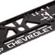 Рамка номерного знака Vitol UKR03 колір чорний на Chevrolet