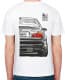 Футболка чоловіча Avtolife класична BMW E46 MotorSport White біла принт ззаду
