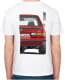 Футболка мужская Avtolife классическая BMW E28 MotorSport Red белая принт сзади