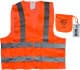 Жилет светоотражающий Vitol оранжевый с чехлом