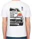 Футболка мужская Avtolife BMW E60 MotorSport White белая принт спереди и сзади