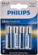 Батарейка Philips Ultra Alkaline LR6E4B/10 AA (пальчиковая) 1,5 V 4 шт