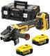 Болгарка аккумуляторная DeWALT DCG405P3 (3 аккумулятора + ЗУ + чехол) 125 мм