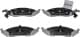 PA-093AF Japanparts Тормозные колодки