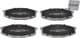 50-01-134 Ashika Гальмівні колодки