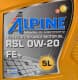 Масло Alpine RSL FE+ 0W-20