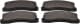 0 986 466 601 Bosch Гальмівні колодки