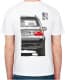 Футболка чоловіча Avtolife класична BMW X5 E53 Stock White біла принт ззаду