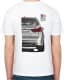 Футболка чоловіча Avtolife класична BMW X5 F85 MotorSport White біла принт ззаду