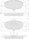 BDS024 Starline Тормозные колодки