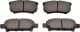 MZ690569 Mitsubishi Тормозные колодки
