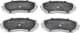 PA-802AF Japanparts Гальмівні колодки для Suzuki Grand Vitara