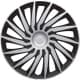 Комплект колпаков на колеса Argo Kendo цвет серебристый + черный R16