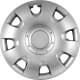 Комплект колпаков на колеса Argo Radius цвет серебристый R13
