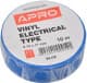 Ізоляційна стрічка Apro et10blue синя ПВХ 17 мм x 10 м