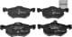 PA-315AF Japanparts Тормозные колодки