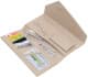 Портмоне-органайзер Grande Pelle 11521 без логотипа авто бежевый