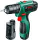 Шурупокрут Bosch акумуляторний EasyDrill 1200 (2 акумулятори + ЗП + насадки + чохол)